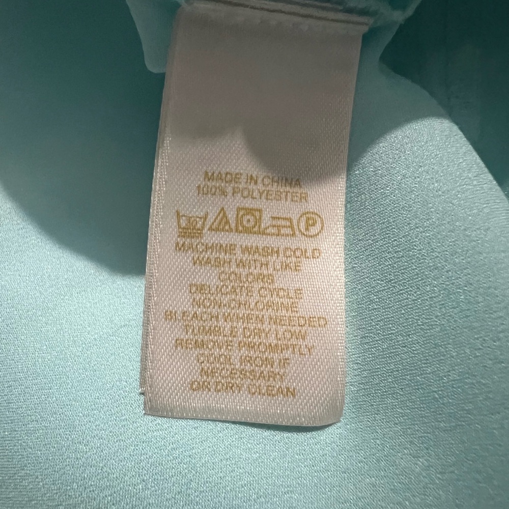 Kate Spade Dream a Little Dream Aqua Chemise XS Luxury Sleepwear Nightgown - Picture 8 of 8